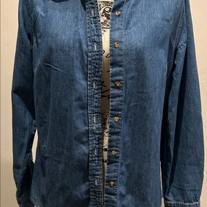 Eddie Bauer Blue Button Down Shirt